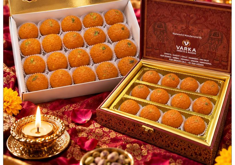 Motichur laddoo gift box
