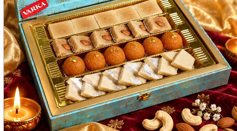 Royal dry fruit delight sweets box